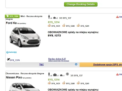 tarasino - @szanownypanandrzej: to economycarrentals wygląda trochę podejrzanie. Też ...