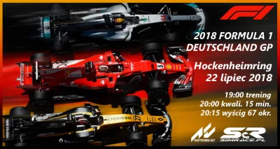 LKRISS - 10 runda - Grand Prix Niemiec - Hockenheim

Termin: 22 lipca (niedziela) g...