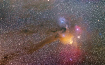 namrab - Kompleks Rho Ophiuchi - jeden z najbardziej kolorowych obszarów na niebie. O...