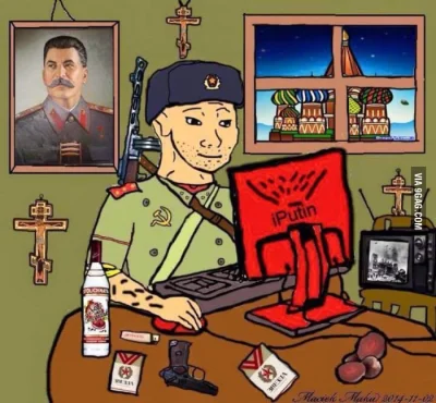 c.....n - Fejk, każdy Rosjanin ma na wygaszaczu ustawionego Putina ( ͡° ͜ʖ ͡°)