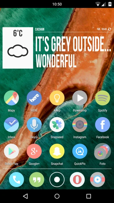 chuckmls - Fajny widget pogody #pokazpulpit #pokazpulpitandroid #android