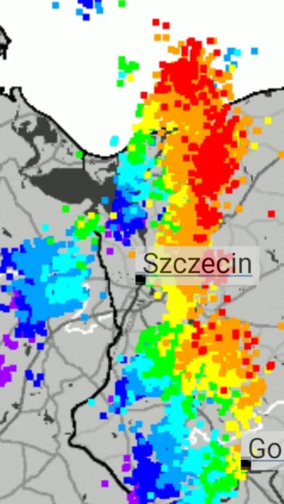 yaca_szczecin - Dzisiaj, #szczecin #burza. Ale upał, zaraz popada i bedzie chlodniej:...