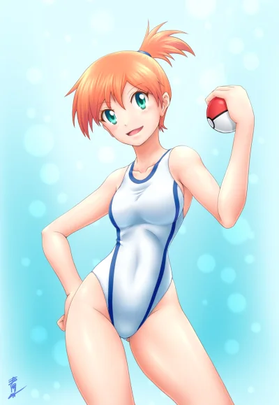 Czokolad - #randomanimeshit #pokemon #misty #swimsuit