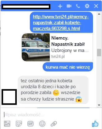 m.....4 - Na info o zabitej maczetą Polce przez uchodźcę z Syrii odpowiedź to "wszędz...