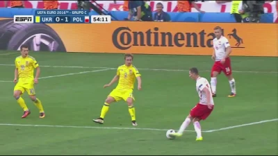 Brydzo - UKR 0 -- 1 POL
Ładne ujęcie w slow motion :-)

#golgif #mecz #euro2016 #m...