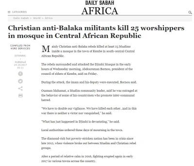Matyson - O muzułmanach zamordowanych w Nigerii też nie usłyszysz w mediach głównego ...