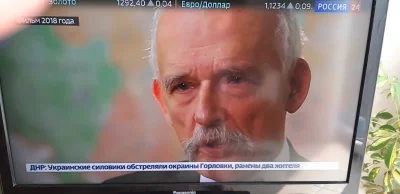 adam2a - Korwin w rosyjskiej telewizji właśnie opowiada, że Majdan to był amerykański...