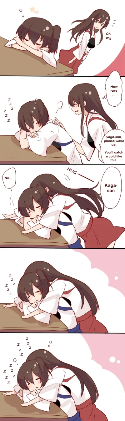 2.....w - #randomanimeshit #kantaicollection #kancolle #kaga #akagi #yuri @zeligauska...