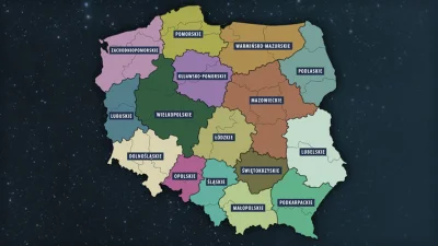 giraffe - Wie ktoś co to za podział Polski, który stosuje TVN na swoich mapach? Chodz...