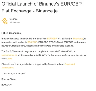 qmicha - Official Launch of Binance's EUR/GBP Fiat Exchange - Binance.je

teraz za ...