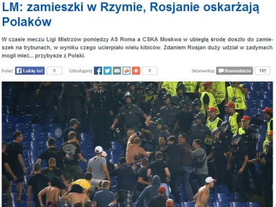 qlimax3 - Tych kacapów już do reszty pokur#iło.

#pilkanozna #rosja #asroma #cskamosk...