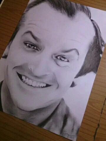 adoer123 - #rysujzwykopem #rysunek #art #jacknicholson #tworczoscwlasna #usatelier #r...