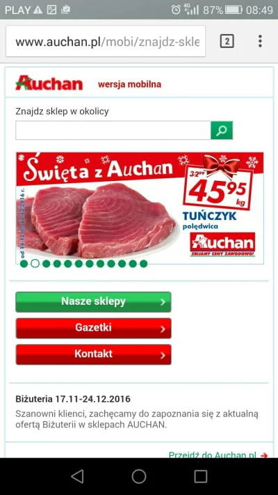 sznek_mk - A takie zajebiste promo jest na stronie Auchan :)
Nic tylko brać!! Ja już ...