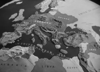 jackieboy - Ciekawa mapa Europy z okresu WW2 z filmu Casablanca. Interesuje obecność ...