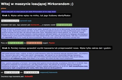 damian44_ - KONIEC!
Wygrał @Azbesttt
Screen z #mirkorandom w załączniku.
_________...