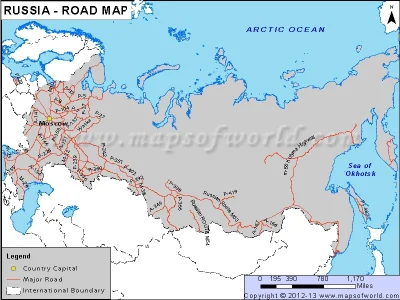apacyna - @wkopywaczwykopywacz: no Rosja ma jedną drogę Wschód- zachód i jedną linie ...