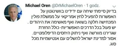 falszywyprostypasek - Michael Oren - Były ambasador Izraela w USA, wojskowy, obecnie ...
