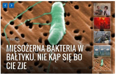 xvovx - NIE KĄP SIĘ W BAŁTYKU BO CIĘ BAKTERIA ZJE!!

#!$%@?, uwielbiam te tytuły ar...