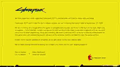 Jasak - Widzieliście?! Przesunęli premierę!

#cyberpunk2077 #cyberpunk #morejpegmem...
