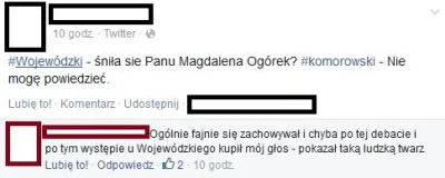Dede - #komorowski "pokazał taką ludzką twarz"... WTF?

#facebook #wybory