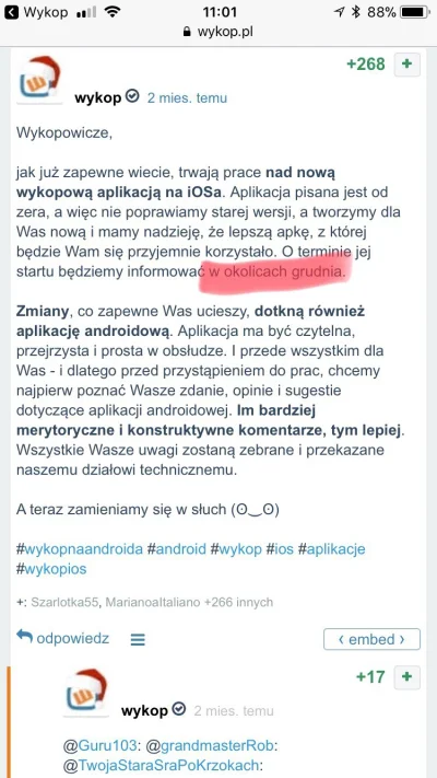 d1ck - Czy początek lutego, to też okolice grudnia?
##!$%@? #wykop #ios #ioswykop #no...