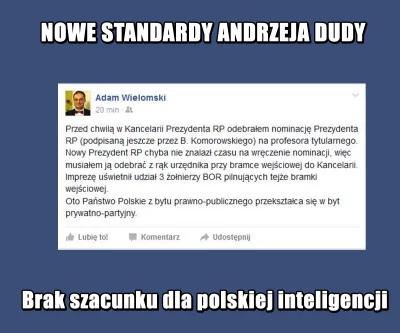 LechuCzechu - #Duda niby miał być taki aktywny... #bekazprawakow