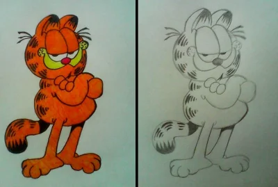 suckuba - Nikt nie wrzucił kreskówki, więc dodam Garfielda. Wyjątkowo w kolorze i wyj...