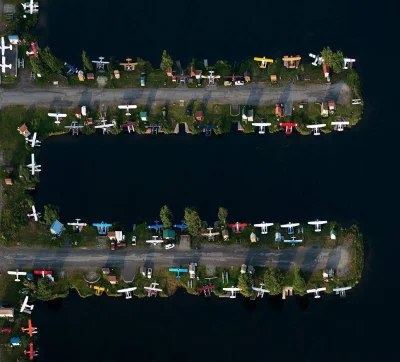 pokrakon - #fotografia #zdjecia #samoloty #alaska #usa
Przystań dla hydroplanów na A...