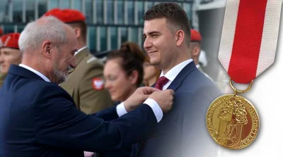 wfyokyga - Ciekawe czy odda albo zabiorą mu medal "Za Zasługi dla Obronności Kraju"