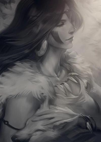 Q.....x - @Quincunx: http://artgerm.deviantart.com/

#mononoke #art #randomanimeshi...