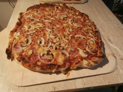 MateuszJB - Pizza by RS pierwszy raz pieczona na kamieniu. A już myślałem, że nie moż...