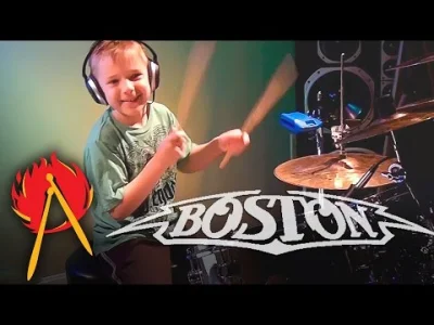 starnak - @thehangedman: "Smokin, Boston" Avery Molek, 6 year old Drummer