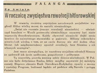 Revmir - Tak oto wyglądał stosunek polskich faszystów do niemieckich przed wojną...
...