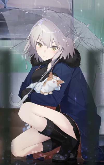 Pewpewpew - #randomanimeshit #fate #fategrandorder #ruler #jeannealter #neko artysta:...