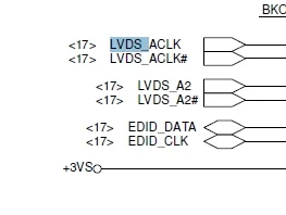 CichyGlosZTyluGlowy - #Elektronika Mam sygnał LVDS (chyba różnicowy) na parach A0+-, ...