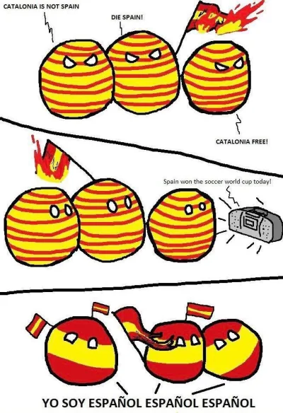 s.....w - #humorobrazkowy #countryball #hiszpania #katalonia