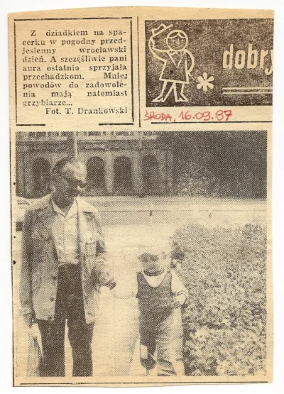 PepeXD - Równo 31 lat temu byłem z dziadkiem na spacerze, gdy dziennikarz Wieczoru Wr...