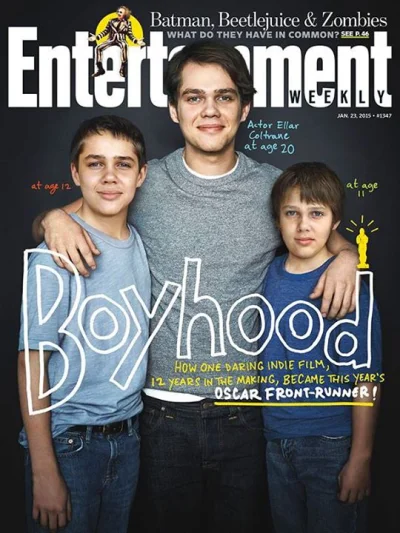 MuzG - Bardzo fajna okładka magazynu Entertainment z filmem Boyhood.

#film #boyhoo...