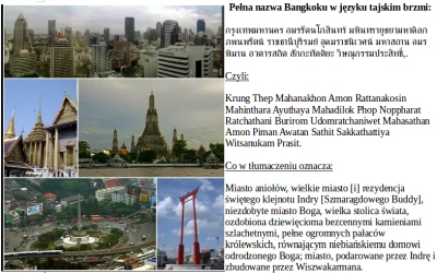 bioslawek - Bangkok stolica i największe miasto Tajlandii. Według Światowej Organizac...