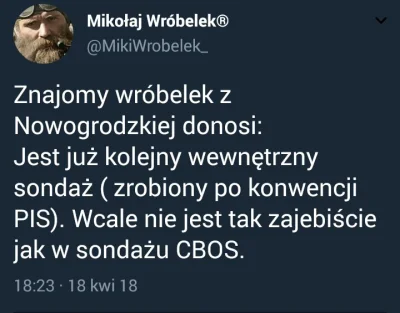 Goofas - #wrobelekznowogrodzkiejdonosi

#neuropa #polityka #bekazpisu #sondaz #cbos