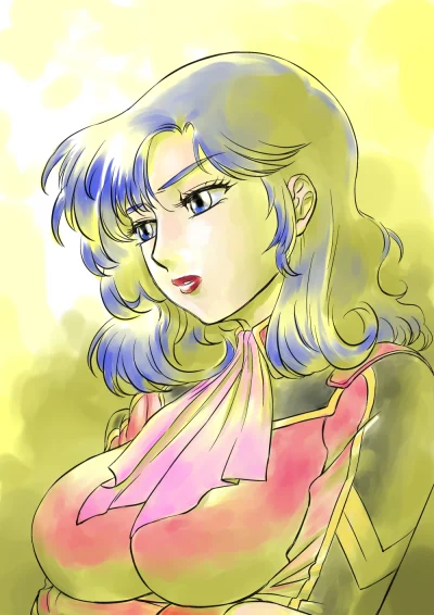 80sLove - Rosamia Badam z anime Zeta Gundam - autor: xxmsin2289xx
http://www.pixiv.n...