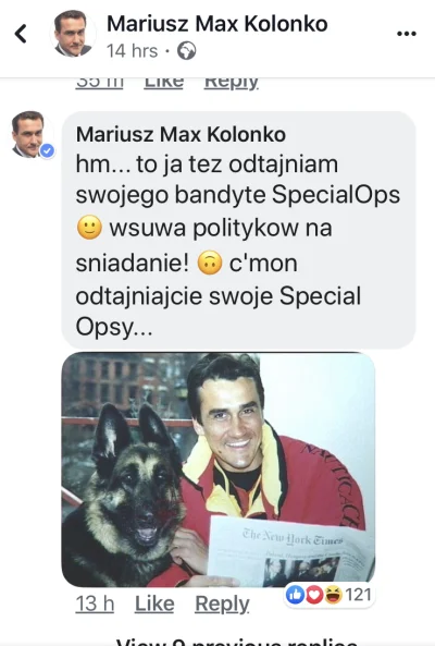 Zest - #maxkolonko
Co jest z generałem ? Skonczył mu się content i psy reklamuje ? X...