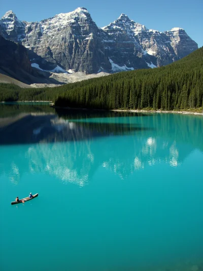 WaniliowaBabeczka - Park Narodowy Banff, jezioro Moraine, Alberta, Kanada.
#earthporn...