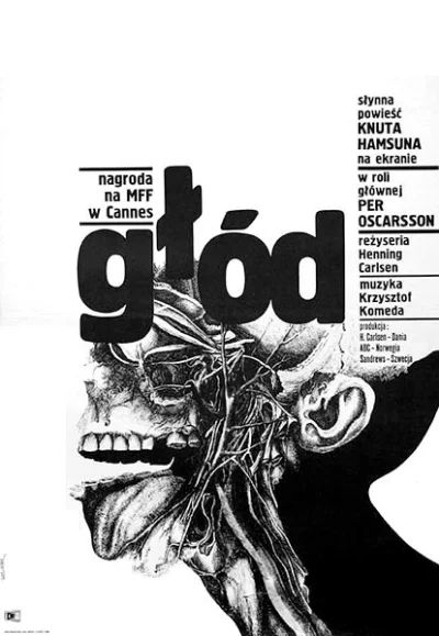 jadi - #plakat do filmu 'Głód'. Autor: Bronisław Zelek, 1967r.

#polskaszkolaplakat...