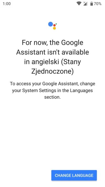 LM317K - Co? Zmieniłem na pl i też nie
#google #android #googleassistant #asystentgoo...