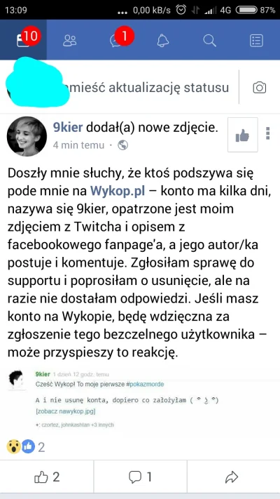 StaryZdzich - @Moderacja: Bo przy zgłoszeniu podszywania się nie da się nic dodać?
N...