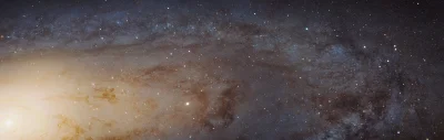 r.....7 - Wysokiej jakości zdjęcie Galaktyki Andromedy zrobione przez Kosmiczny teles...