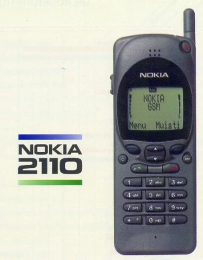 futomaki - #mojpierwszytelefon A drugi - nokia 2110 w obudowie drewnopodobnej. Bo dre...