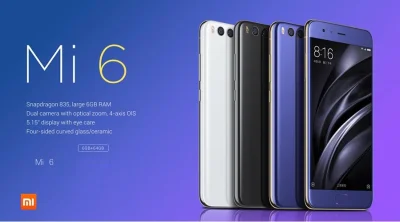 sebekss - Tylko ok 1355zl [399$] za Xiaomi Mi6 6/66GB czarny Global z wysyłką Polski!...