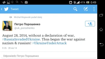 BPapa - Wojska Federacji Rosyjskiej wkroczyły na terytorium Ukrainy. #ukraina #rosja ...
